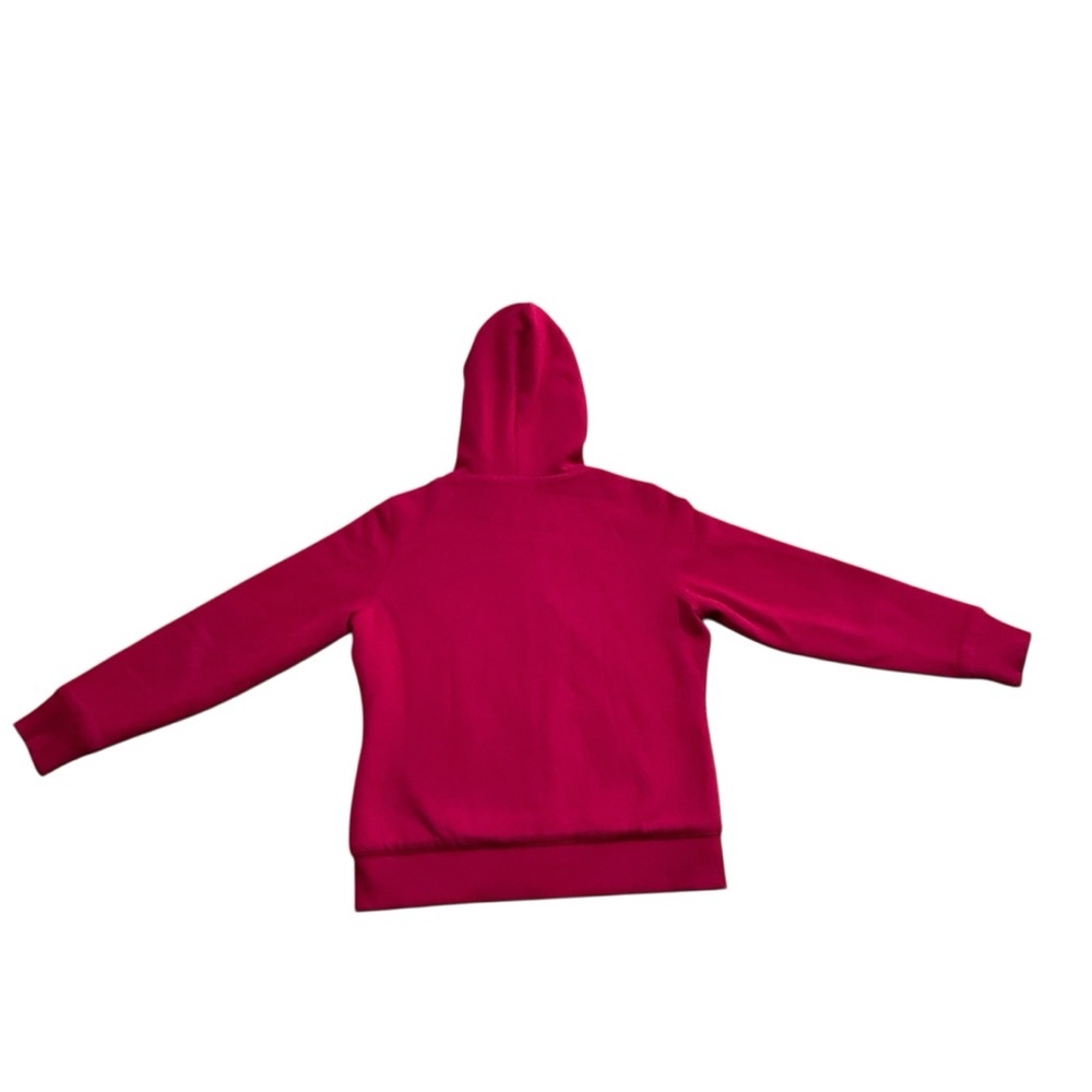Tommy Hilfiger Merlot Sherpa Lined Full Zip Hoodie size Large - Picture 3 of 12